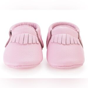 Light Pink Baby Moccasins Size 1